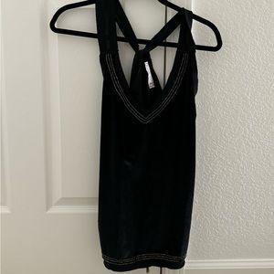 Abercrombie Velvet / Sheer Top